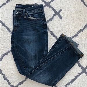 Lucky Brand dark wash boyfriend jeans